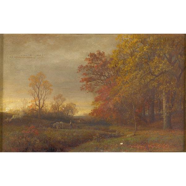 Appraisal: William Henry Wilcox American b The Waning Year - A