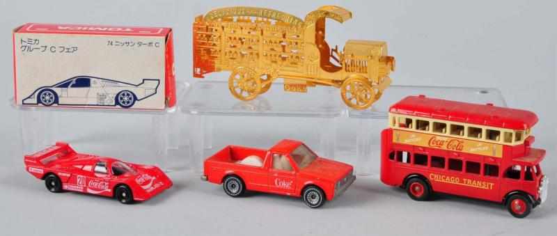 Appraisal: Lot of Assorted Coca-Cola Vehicles Description Circa s to s