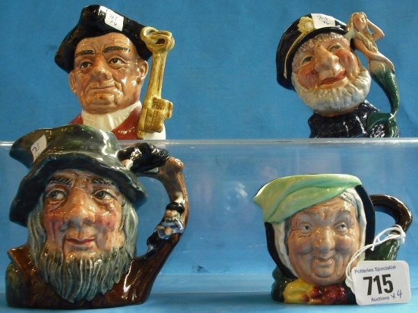 Appraisal: Royal Doulton Small Character Jugs Old Salt D Sairey Gamp