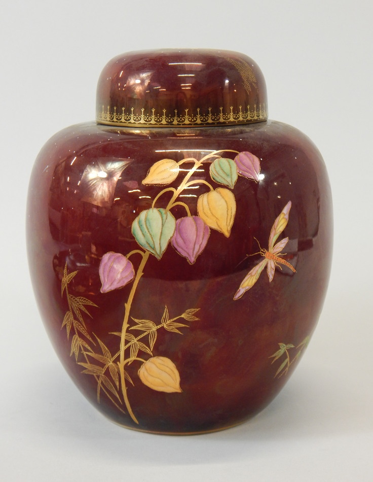 Appraisal: A Carlton Ware Rouge Royal ginger jar and cover decorated