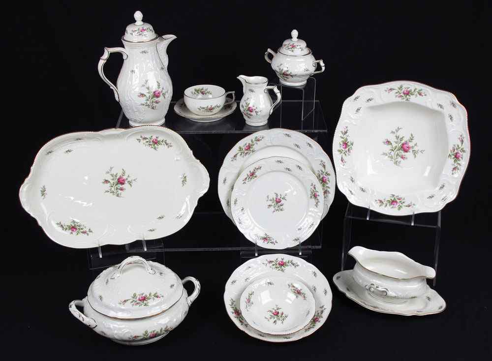 Appraisal: ROSENTHAL CLASSIC ROSE CHINA SERVICE FOR Approx pieces to include