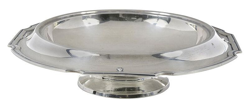 Appraisal: Gorham Sterling Centerbowl American round with scalloped rim bead and