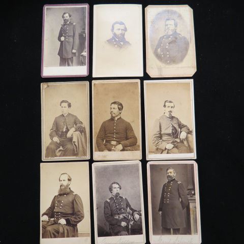 Appraisal: Civil War Images CDV type including General Schenck General Kelley