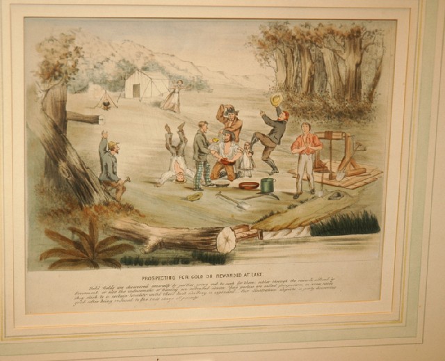 Appraisal: S T GILL PROSPECTING FOR GOLD LITHOGRAPH