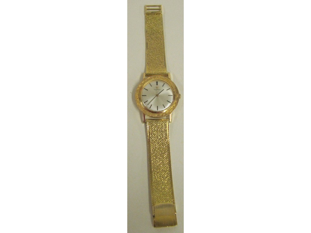 Appraisal: Ladies Omega wrist watch with circular cream dial gilt baton