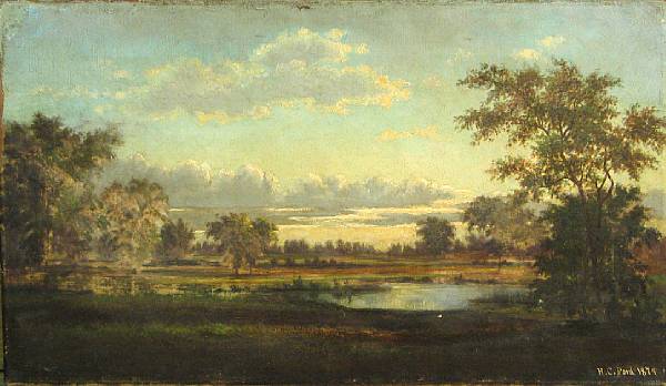 Appraisal: Henry Chapman Ford American - An extensive landscape with a