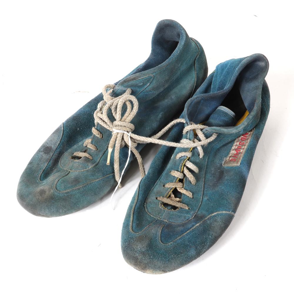 Appraisal: 'S DOMINIC DOBSON INDY CAR RACE WORN SIMPSON SHOES 's