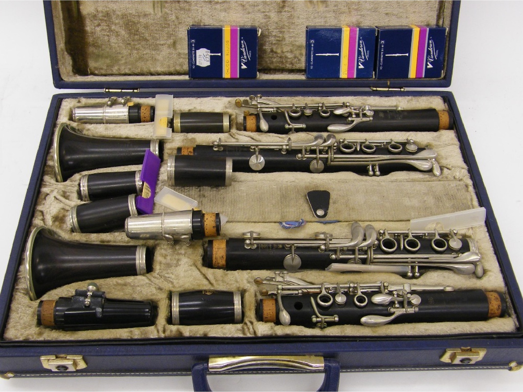 Appraisal: Pair of Buffet Crampon Co clarinets ser nos and cased