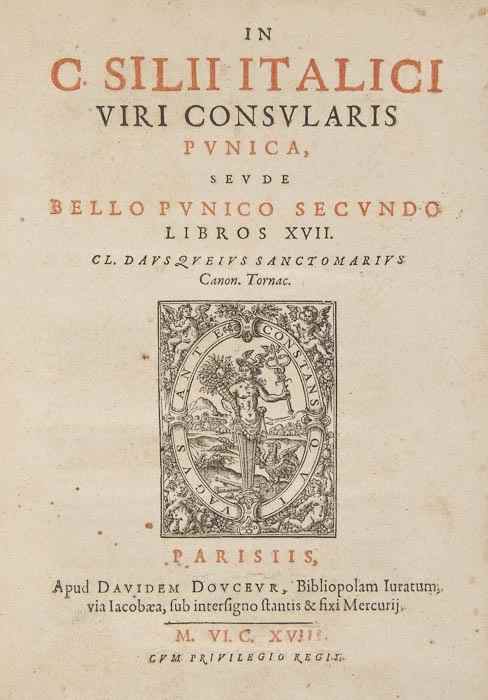 Appraisal: Silius Italicus Caius De Bello Punico Secundo Libros XVII title