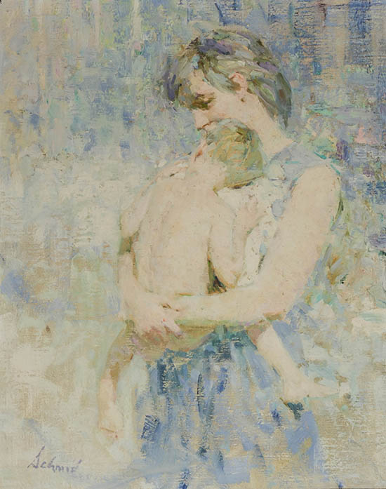 Appraisal: Richard Schmid American b Lee and Tamara Dobor Signed Schmid