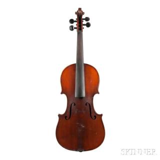 Appraisal: German Violin labeled COPY OF Antonius Stradiuarius Made In Germany