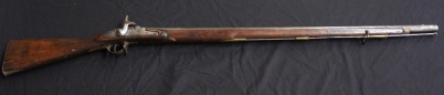 Appraisal: A John Leigh English Flintlock Rifle stamped length cm