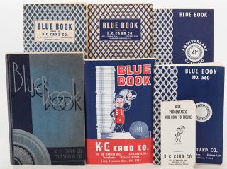 Appraisal: K C Card Co Group of Six Supply Catalogs Chicago