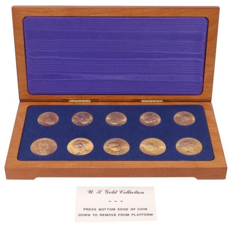 Appraisal: lot of American Arts Commemorative Series Gold Medallions U S