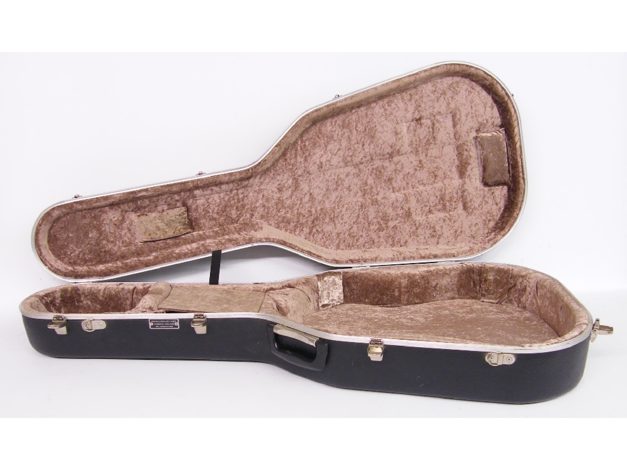 Appraisal: Hiscox acoustic guitar hard case for a small bodied guitar