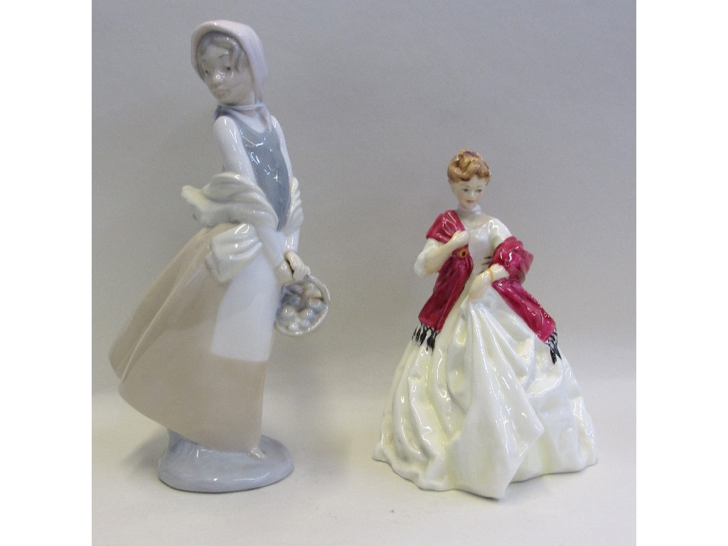 Appraisal: Royal Worcester figure 'First Dance' and a Nao figure of