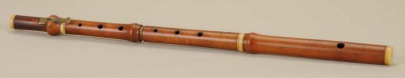 Appraisal: American or English Carved Boxwood Flute Description th Century With