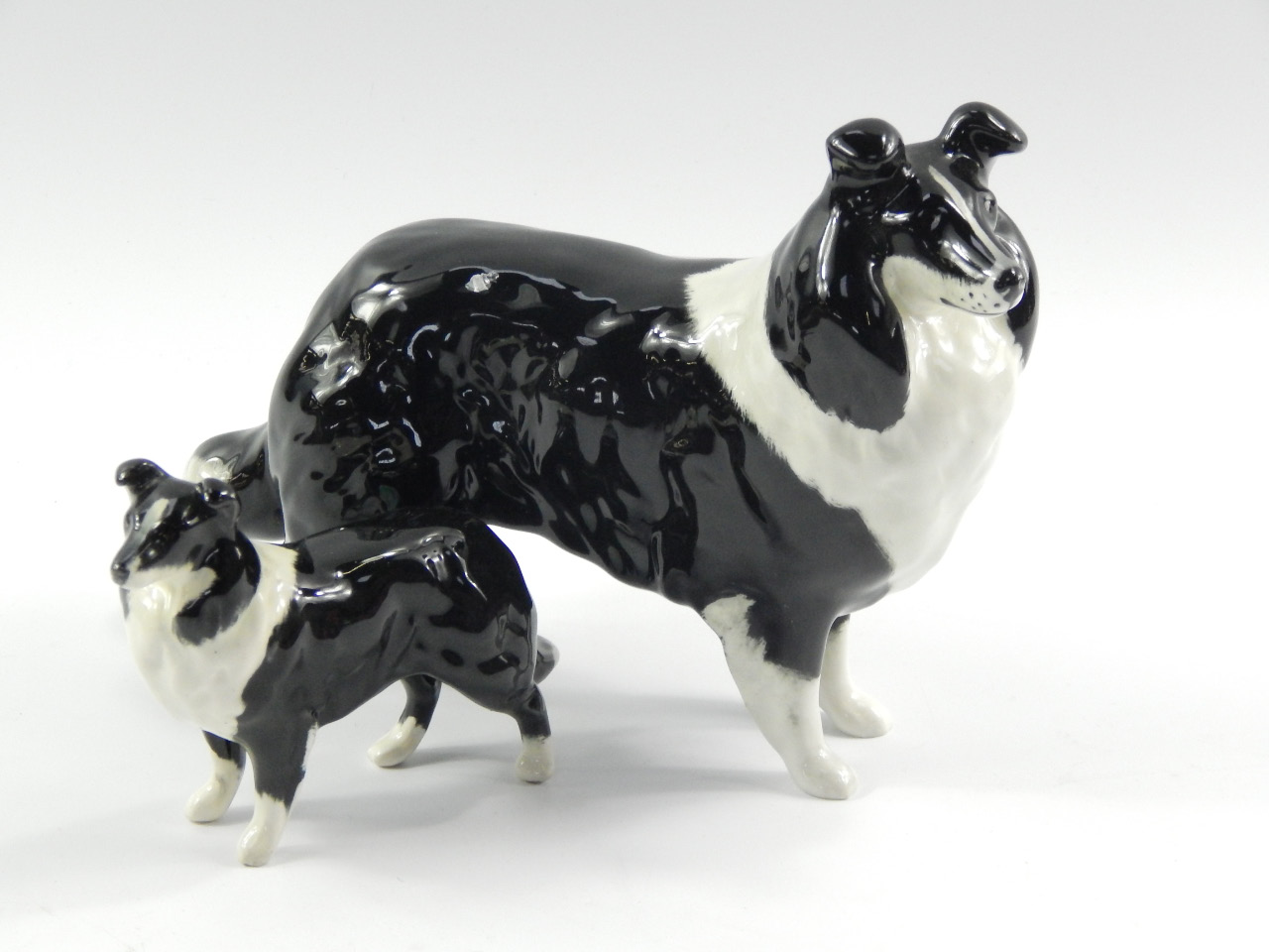 Appraisal: A Beswick figure of a Collie and another smaller