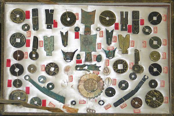 Appraisal: A group ancient and ancient style cash Of various shapes