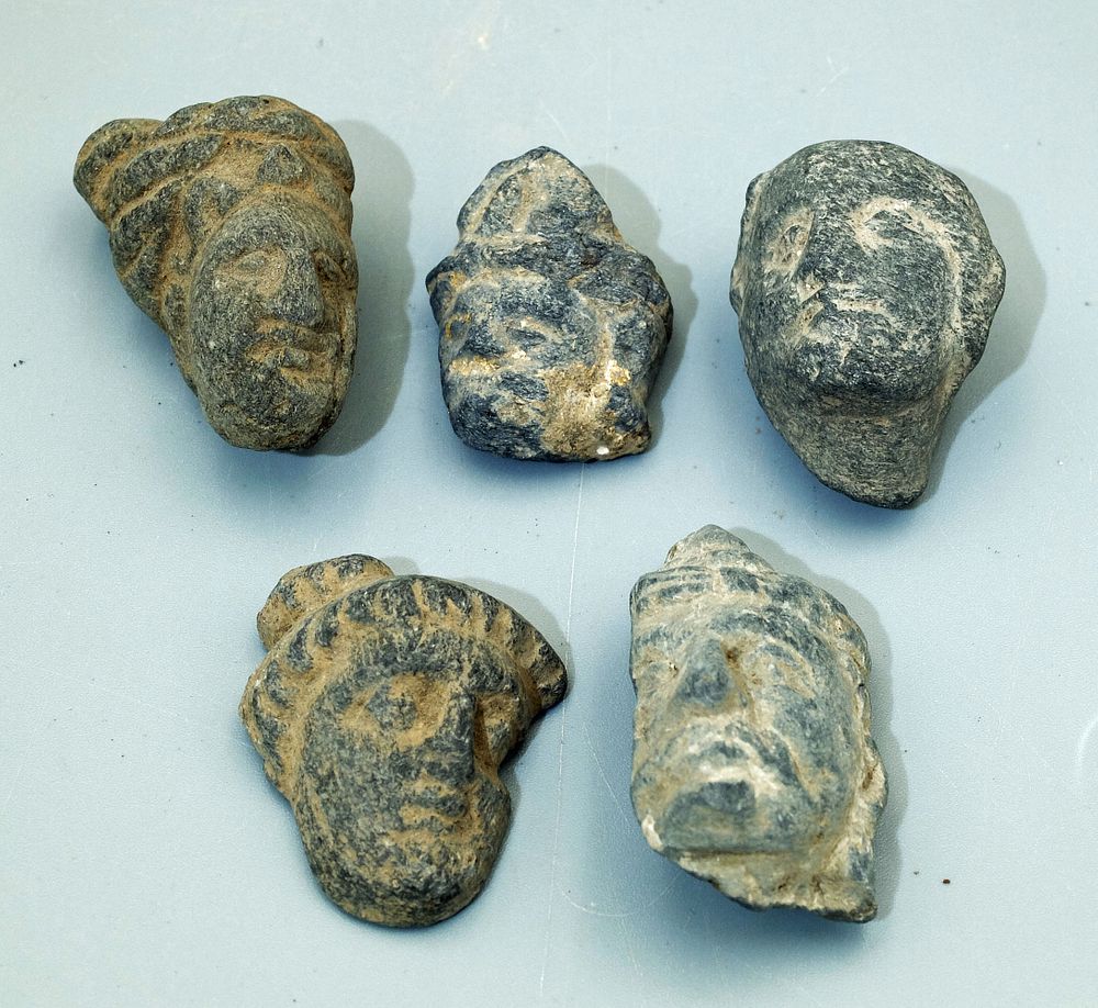 Appraisal: Gandharan Heads - Indus Valley rd - th C A