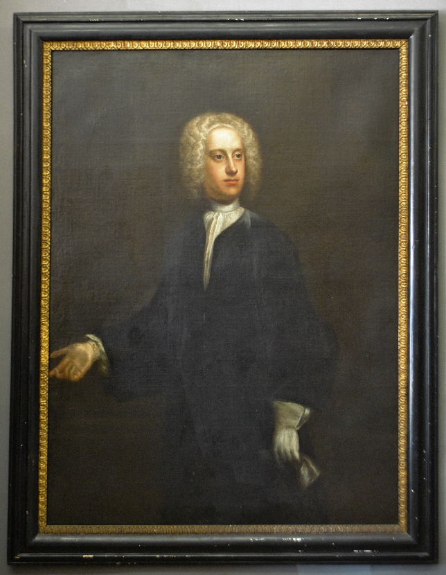 Appraisal: - Oil on canvas portrait of John Penn - b