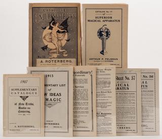 Appraisal: Group of Eight Roterbert Cataloges and Supplements Roterberg A Group