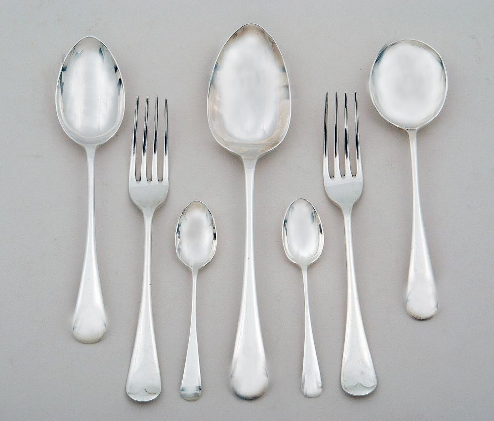 Appraisal: A COMPOSITE PART FLATWARE SERVICE maker James Dixon Sons Sheffield