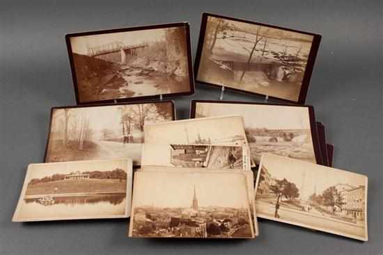 Appraisal: Photography Selection of twenty-three vintage images mounted as cabinet cards