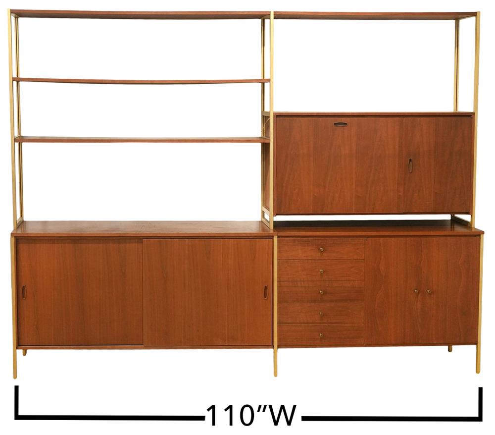 Appraisal: PAUL MCCOBB MID CENTURY SHELVING UNITPaul McCobb American - Mid-century