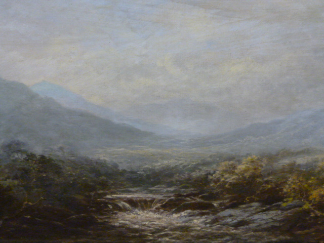 Appraisal: ATTRIBUTED TO ALFRED VICKERS - Showery Weather Glengariffe Ireland oil