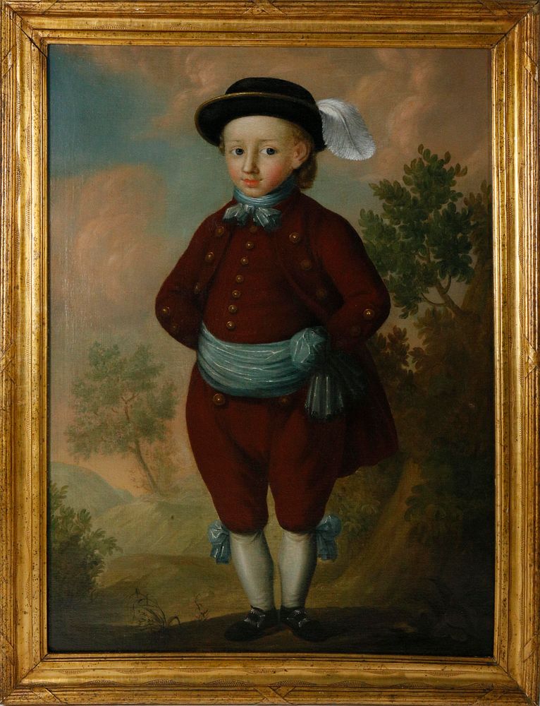 Appraisal: Georg Mathias Fuchs Oil on Canvas Portrait of Jonas Colin