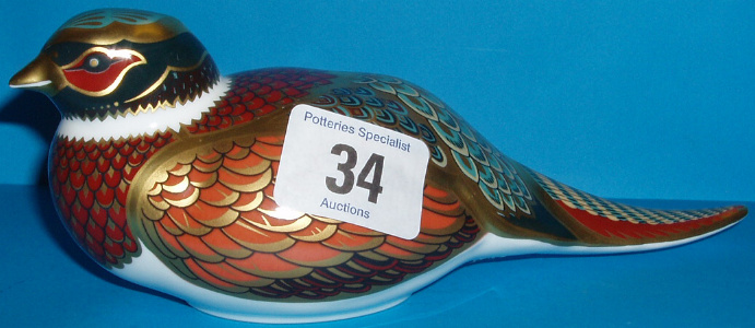 Appraisal: Royal Crown Derby Woodland Pheasant