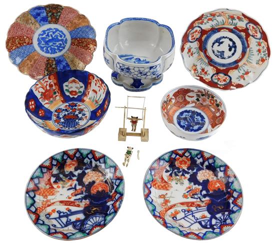 Appraisal: Assortment of Asian cermaics mostly Japanese Imari late th early