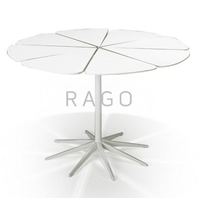 Appraisal: RICHARD SCHULTZ b KNOLL ASSOCIATES Petal dining table USA s