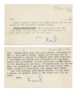 Appraisal: Files of Correspondence With Drafts of Effects Methods Beale Ken