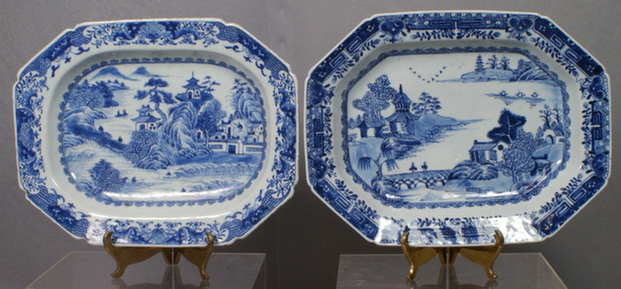 Appraisal: Chinese export porcelain blue and white lot of assorted Nanking