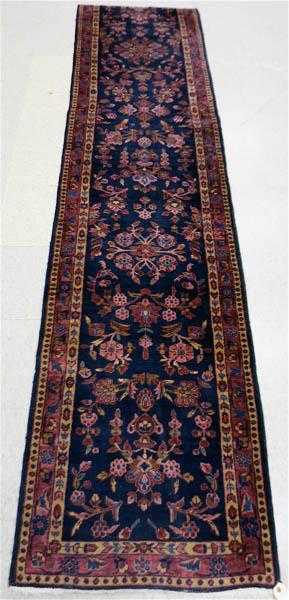 Appraisal: SEMI-ANTIQUE PERSIAN SAROUK RUNNER Markazi Province northwest Iran floral sprig