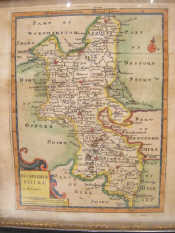 Appraisal: A Robert Morden map of Buckinghamshire x cm