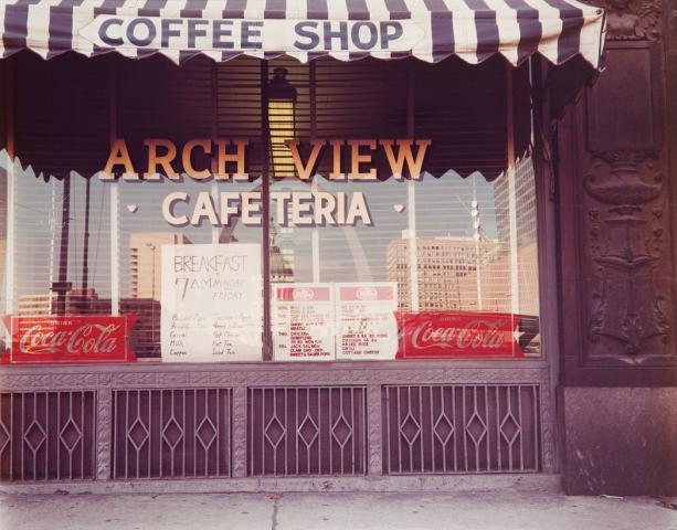 Appraisal: MEYEROWITZ JOEL b Arch View Cafeteria th and Chestnut Chromogenic