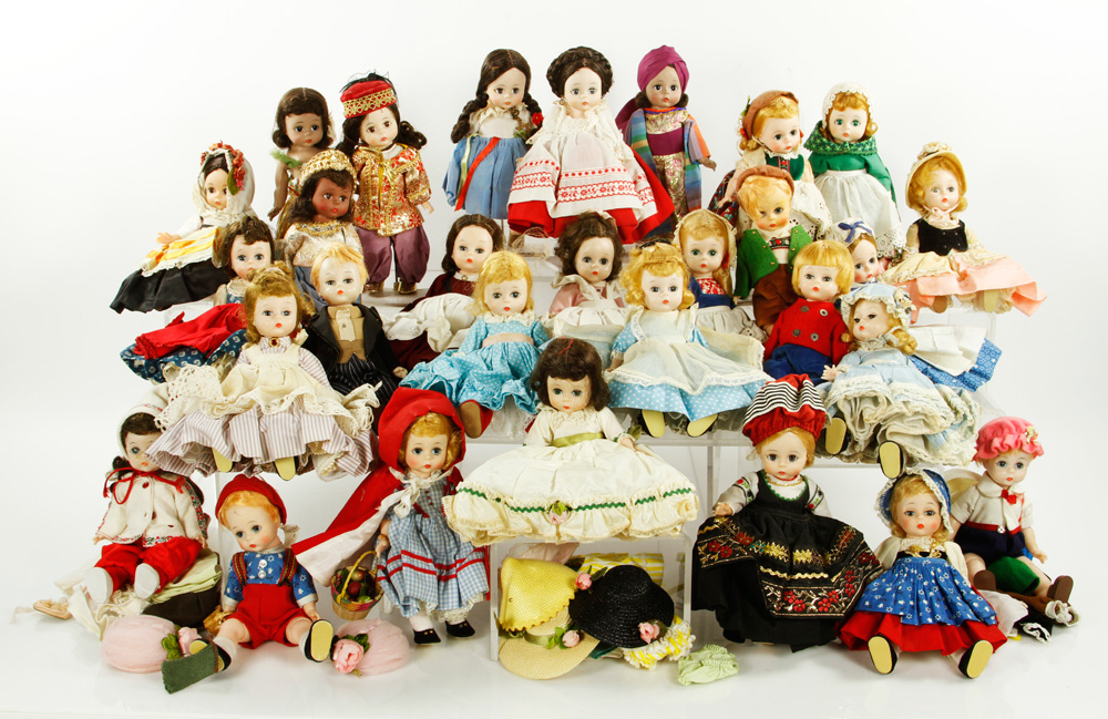 Appraisal: - Lot of Madame Alexander Dolls Lot of thirty Madame