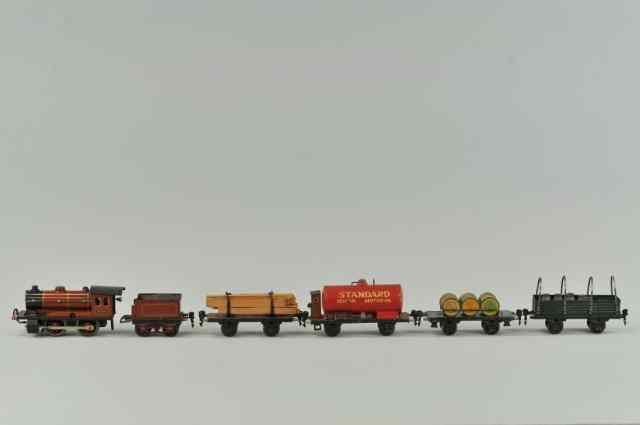 Appraisal: MARKLIN FREIGHT SET Germany includes an - - R locomotive