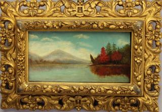 Appraisal: th C Hudson River School Landscape th C Hudson River