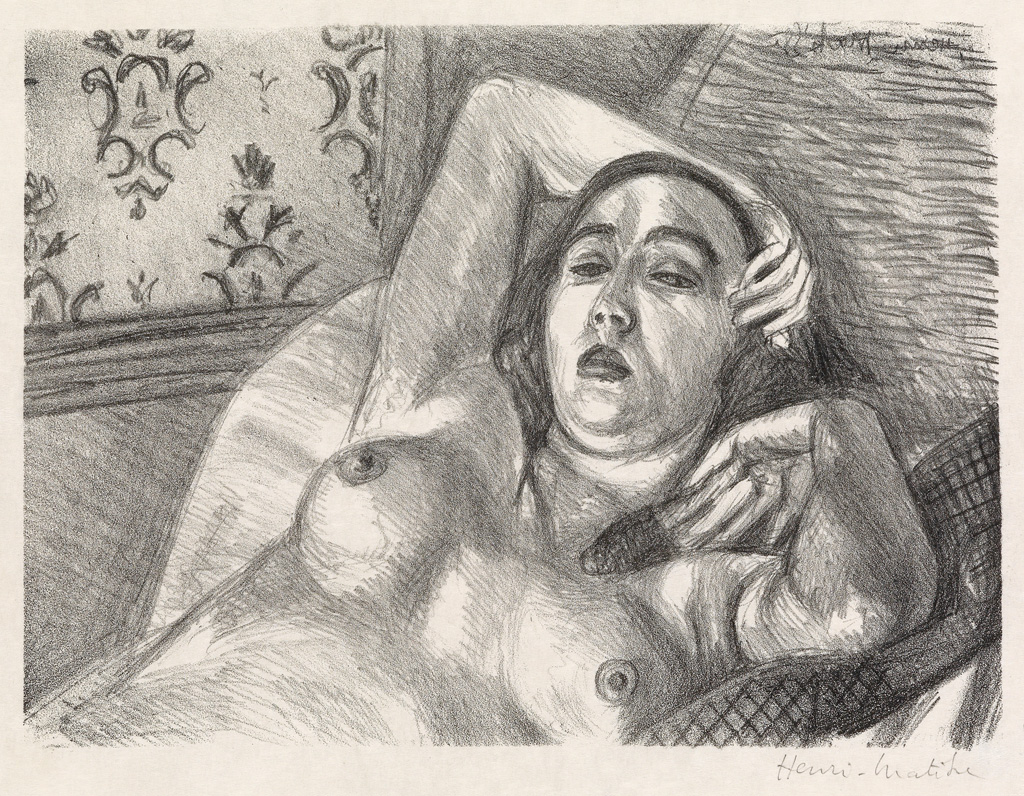 Appraisal: HENRI MATISSE Le Repos du Mod le Lithograph on Chine