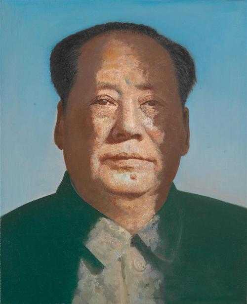 Appraisal: ZHANG CHEN CHU Zhejiang Mao Oil on canvas Signed x