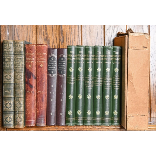 Appraisal: Books Watson's Gardener's Assistant six-volume set Gresham Publishing Company early