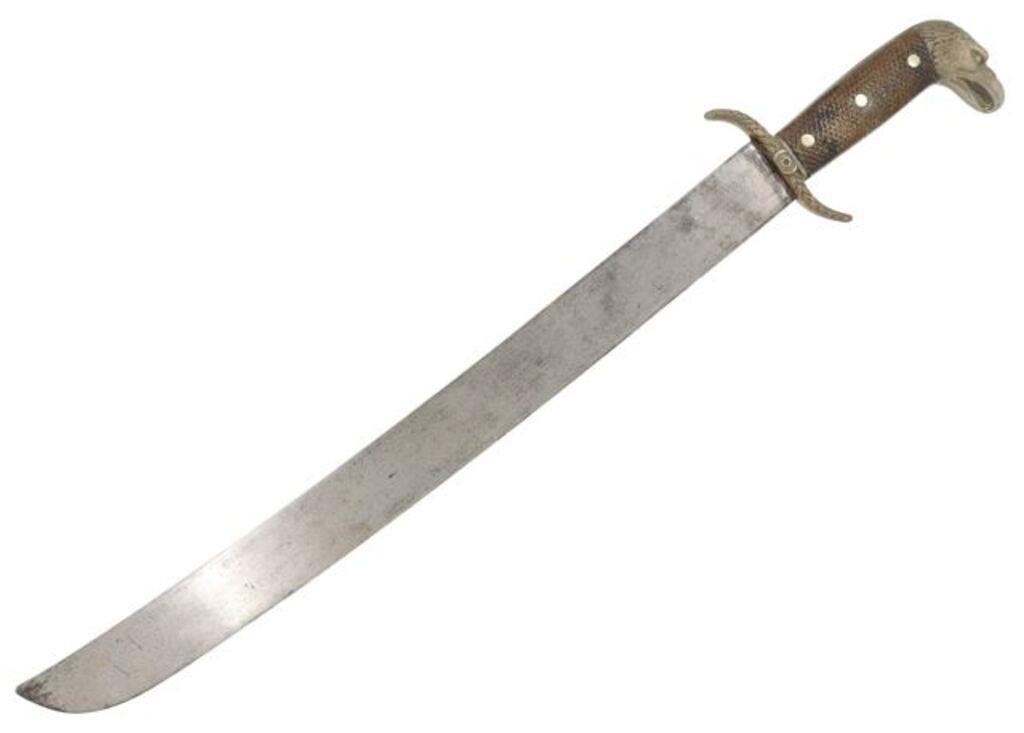 Appraisal: Collins No Legitimus Machete blade the ricasso marked in part