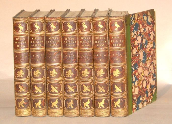 Appraisal: vols Meyer H enry L eonard Colored Illustrations of British