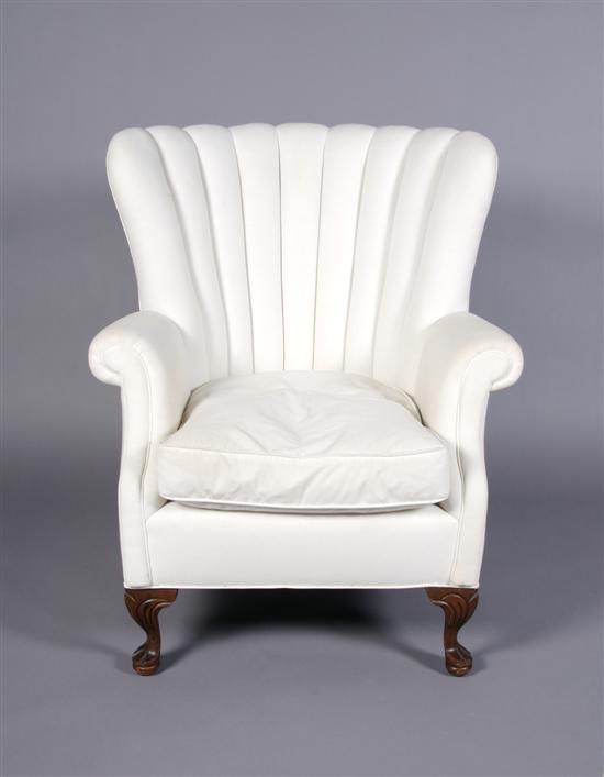 Appraisal: A Georgian Style Armchair Height inches