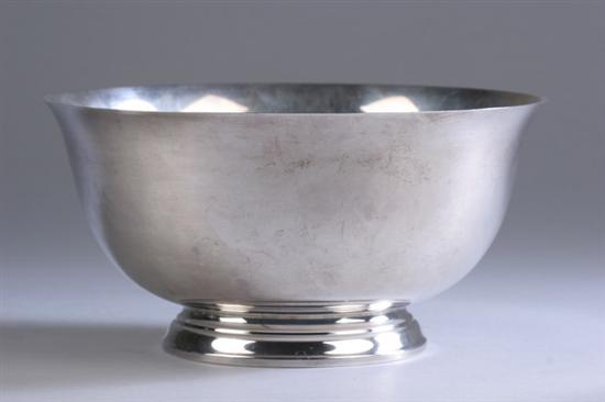 Appraisal: STERLING SILVER REVERE-STYLE BOWL E G Webster Son - oz