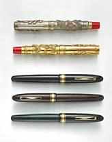 Appraisal: OMAS AM Briarwood Lot of Fountain Pens Designed in by